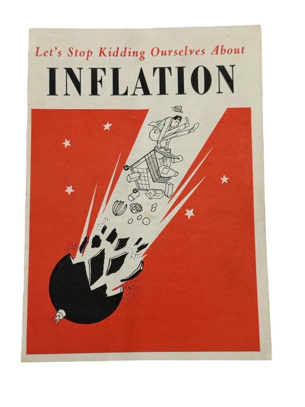 1960 General Motors Inflation Pamphlet GM Employee Economics Vintage Ephemera